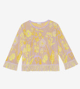 Sandrine - Maglia jacquard in cotone 