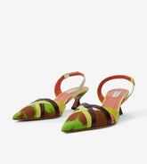 Peonia - Cotton slingback