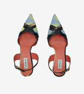Peonia - Cotton slingback