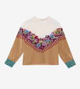 Tecla - Blusa con colletto 