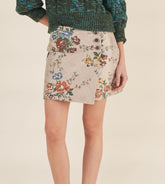 Gelsomina - Twist mini skirt