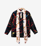 Dafne - Scarf blouse 