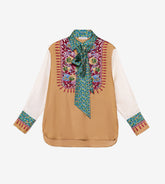 Dafne - Blusa con sciarpa 