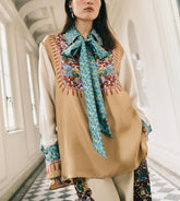 Dafne - Blusa con sciarpa
